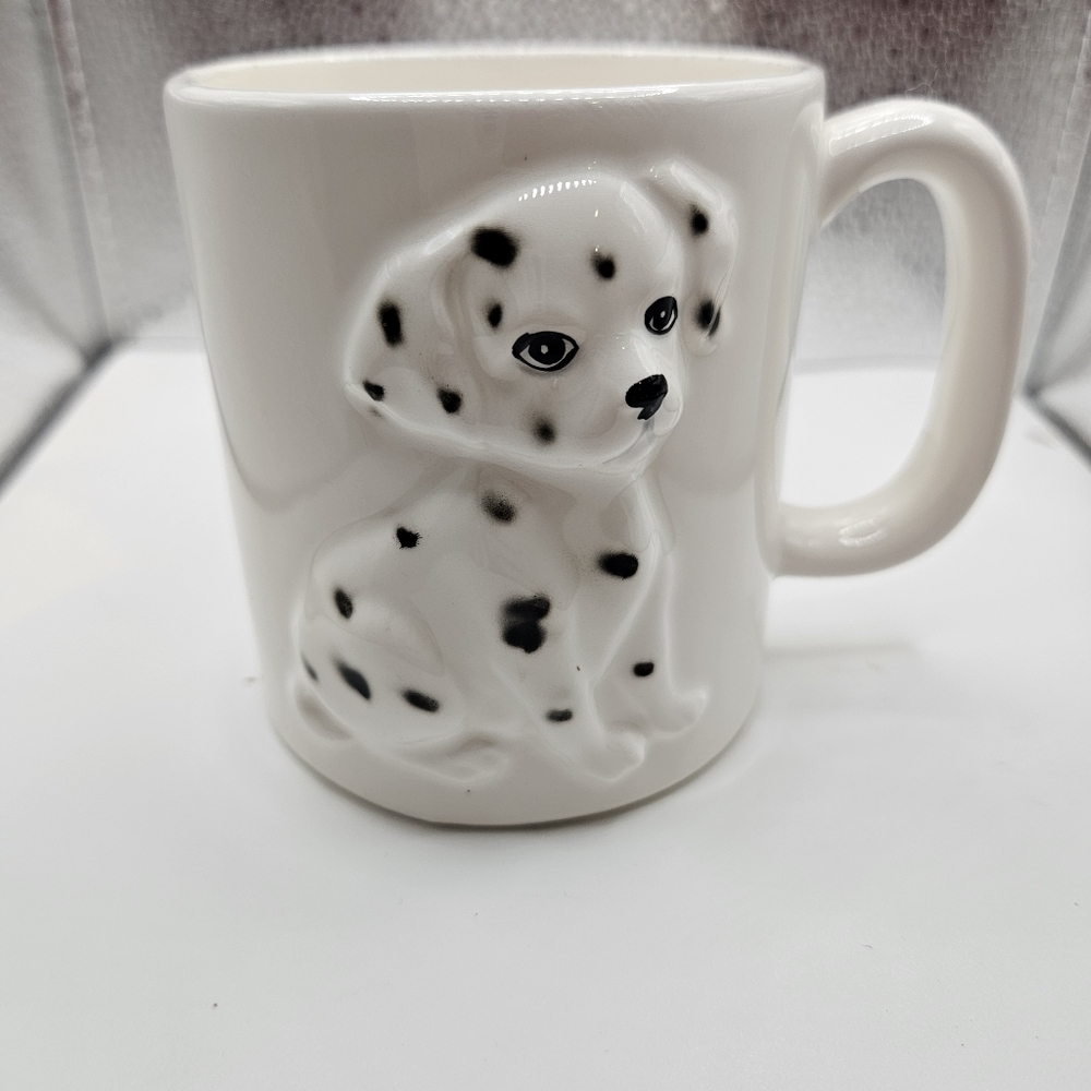 Otagiri Dalmatian Spot White and Black Ceramic Mug